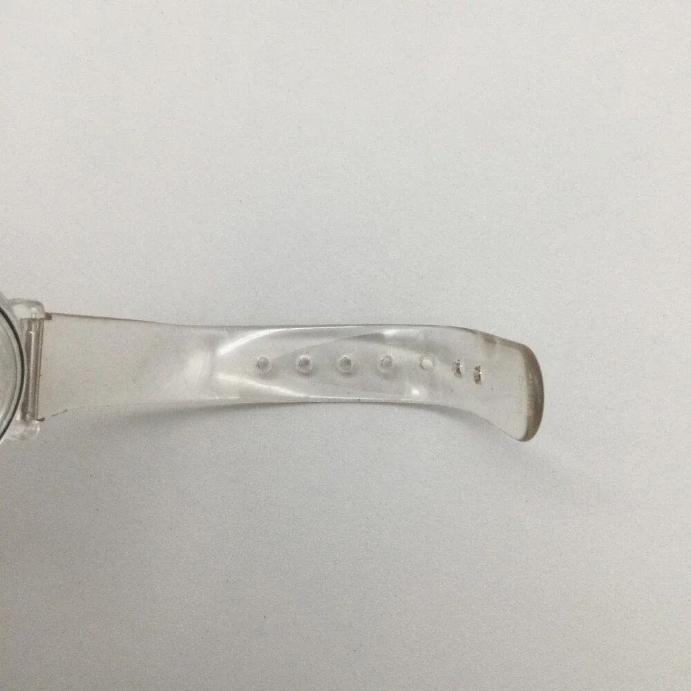Disney Winnie The Pooh Girls Watch 30mm Clear Plastic Strap New Battery